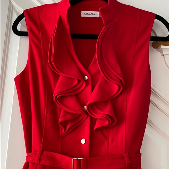 Calvin Klein NWOT A- Line Dress - Picture 2 of 3